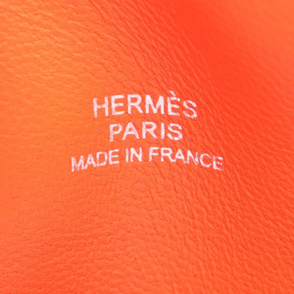 Hermès Micro Epsom Birkin Sellier 15 Orange Leather Very good - Box View