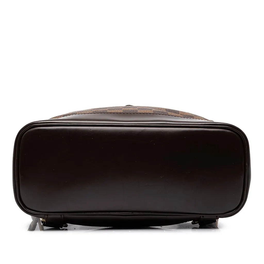 Louis Vuitton Damier Ebene Soho Brown Canvas Good - Inside View