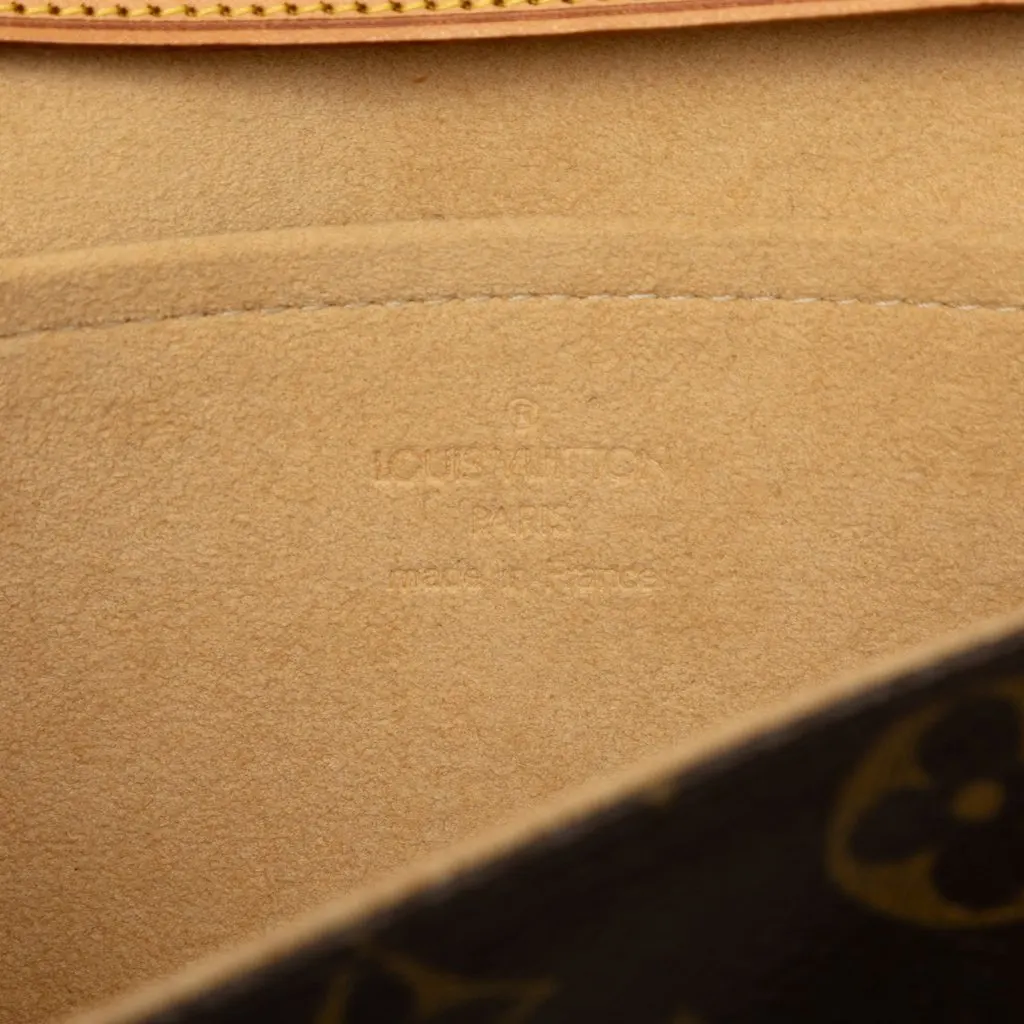 Louis Vuitton Monogram Pochette Twin GM Brown Canvas Good - Box View
