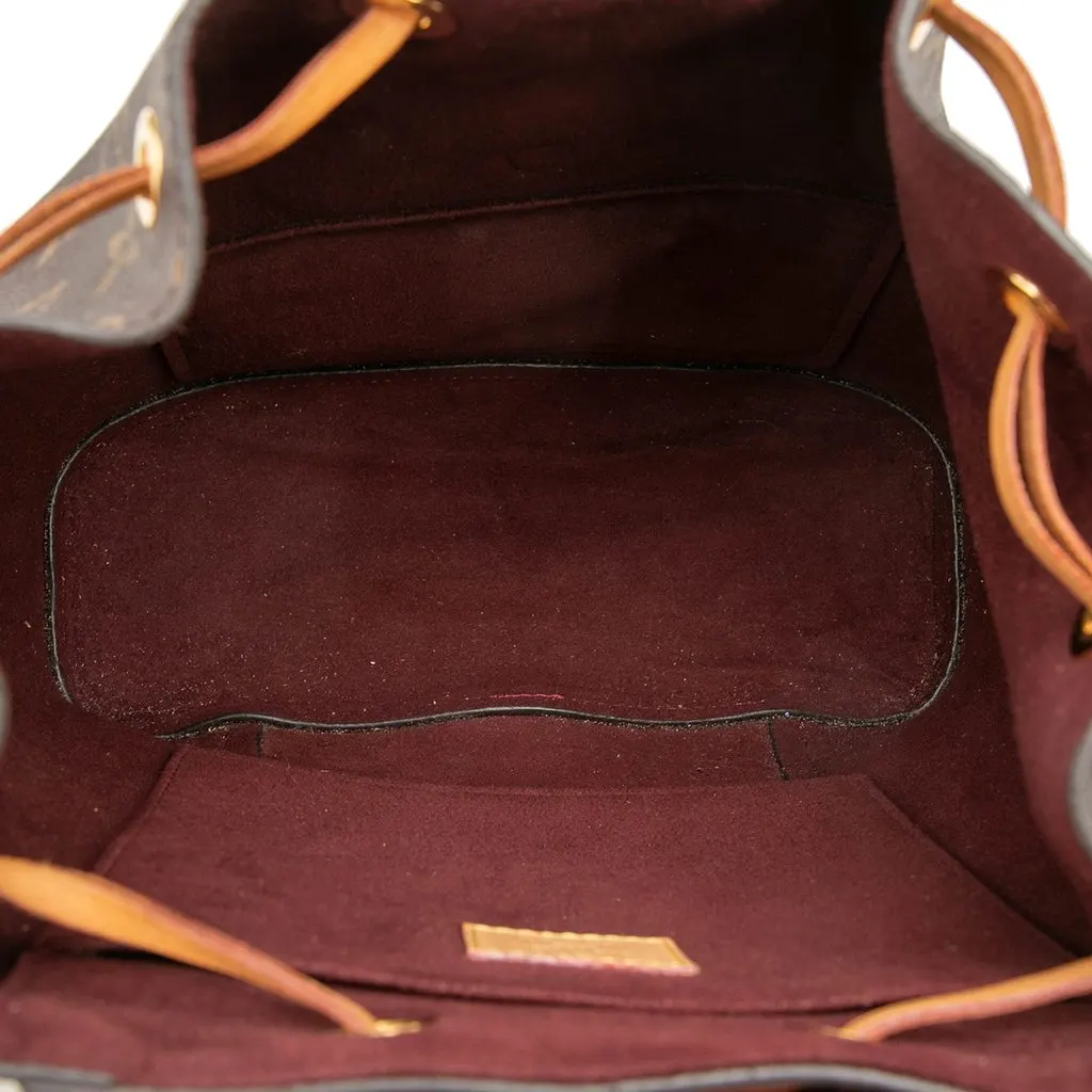 Louis Vuitton Monogram Montsouris Brown Canvas Good - Model View
