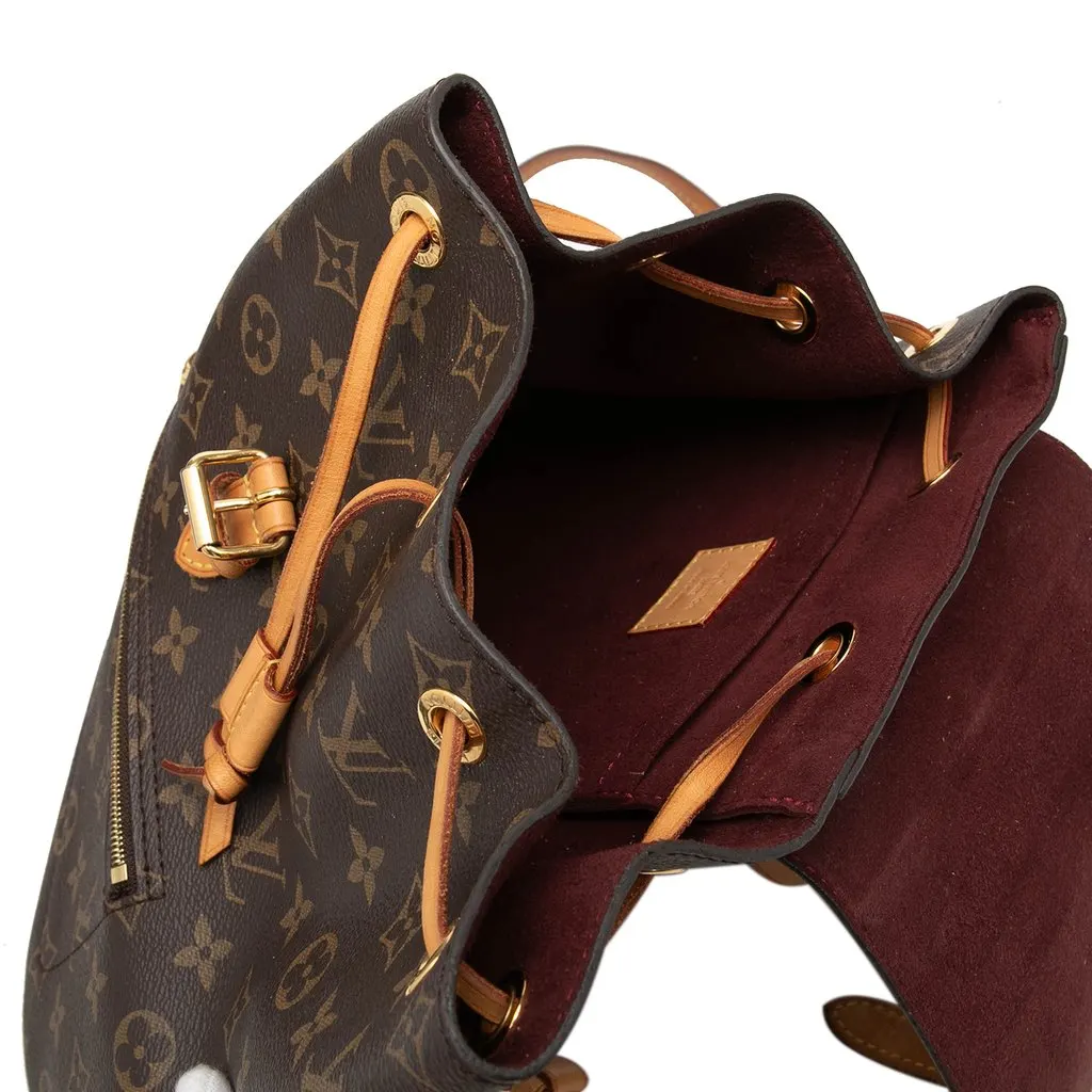 Louis Vuitton Monogram Montsouris Brown Canvas Good - Box View