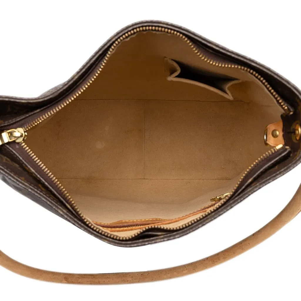 Louis Vuitton Monogram Looping GM Brown Canvas Good - Model View