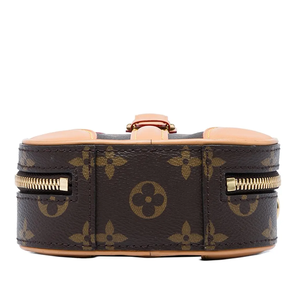 Louis Vuitton Monogram Valisette Verticale Brown Canvas Good - Inside View