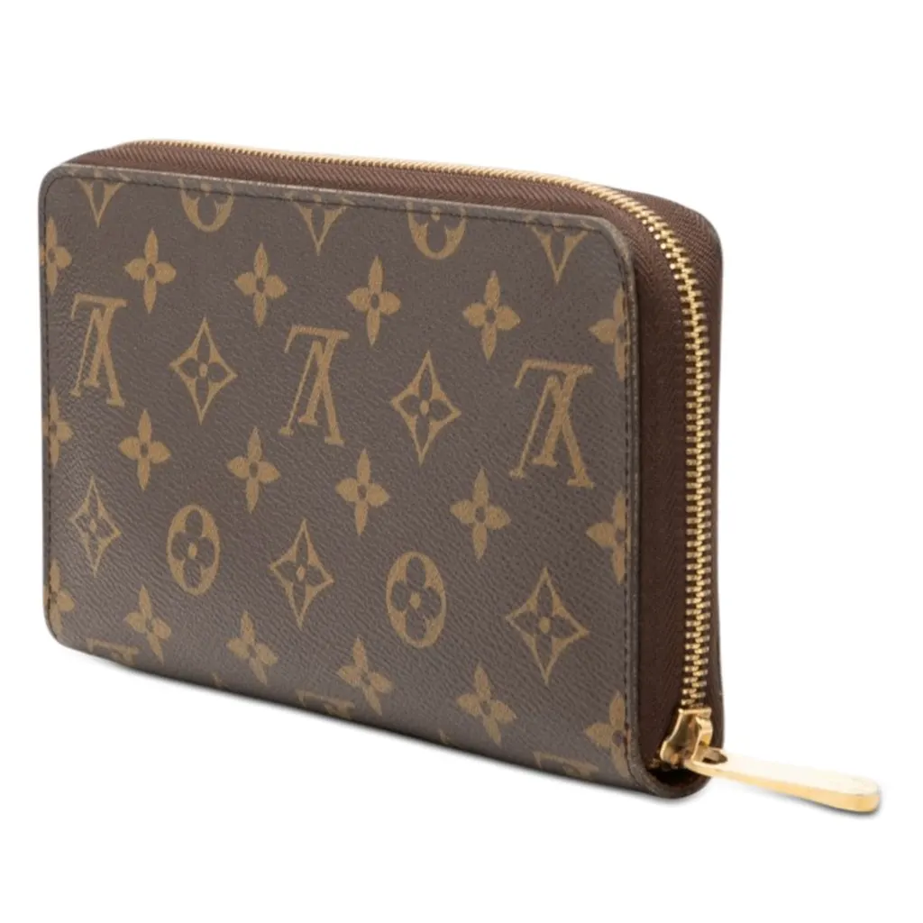 Louis Vuitton Monogram Zippy Organizer Wallet Brown Very good - Back View