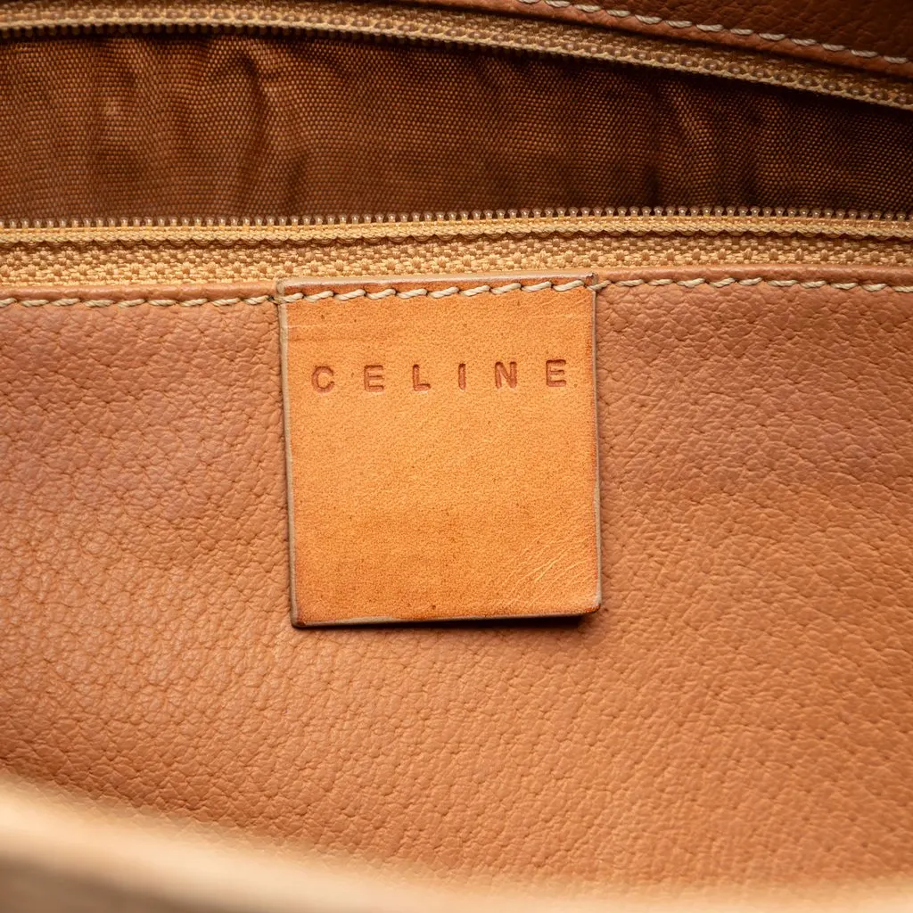 Celine Macadam Coated Canvas Tote Beige Very good - Box View