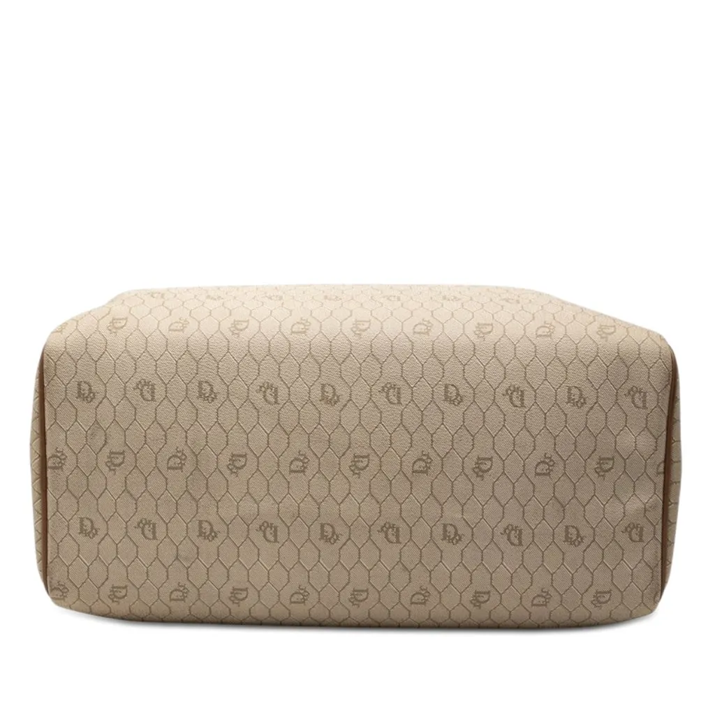 Dior Honeycomb Coated Canvas Boston Bag Beige Very good - Inside View