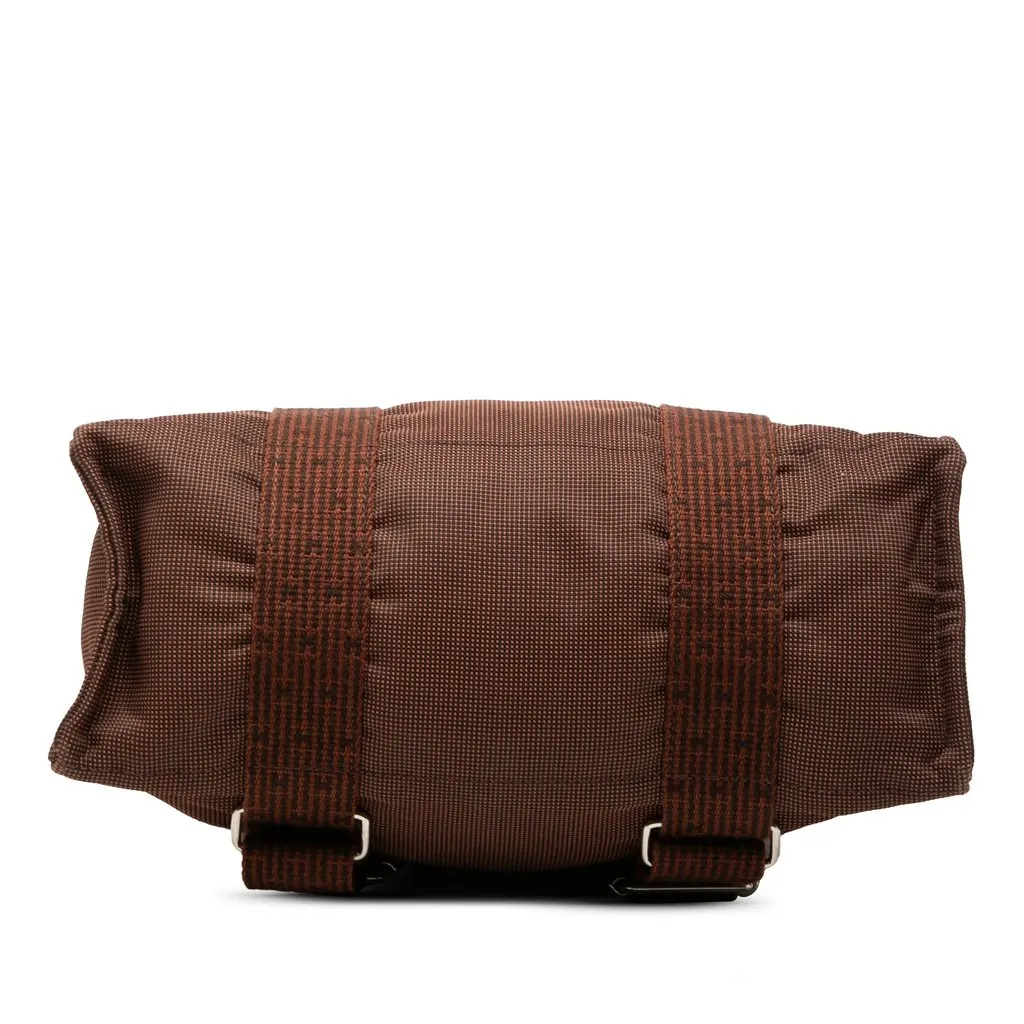 Hermès Canvas Herline Backpack MM Brown Very good - Inside View