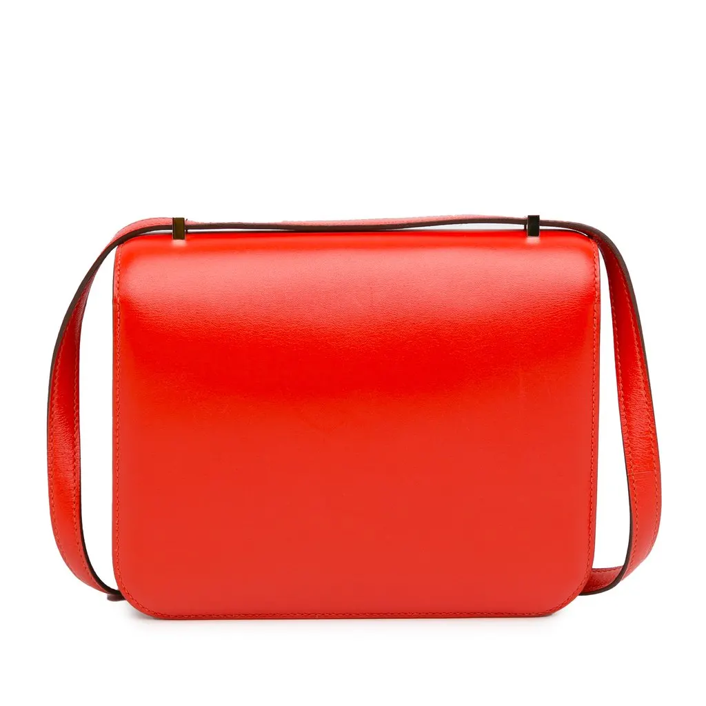 Hermès Mini Tadelakt Constance 18 Red Leather Very good - Inside View