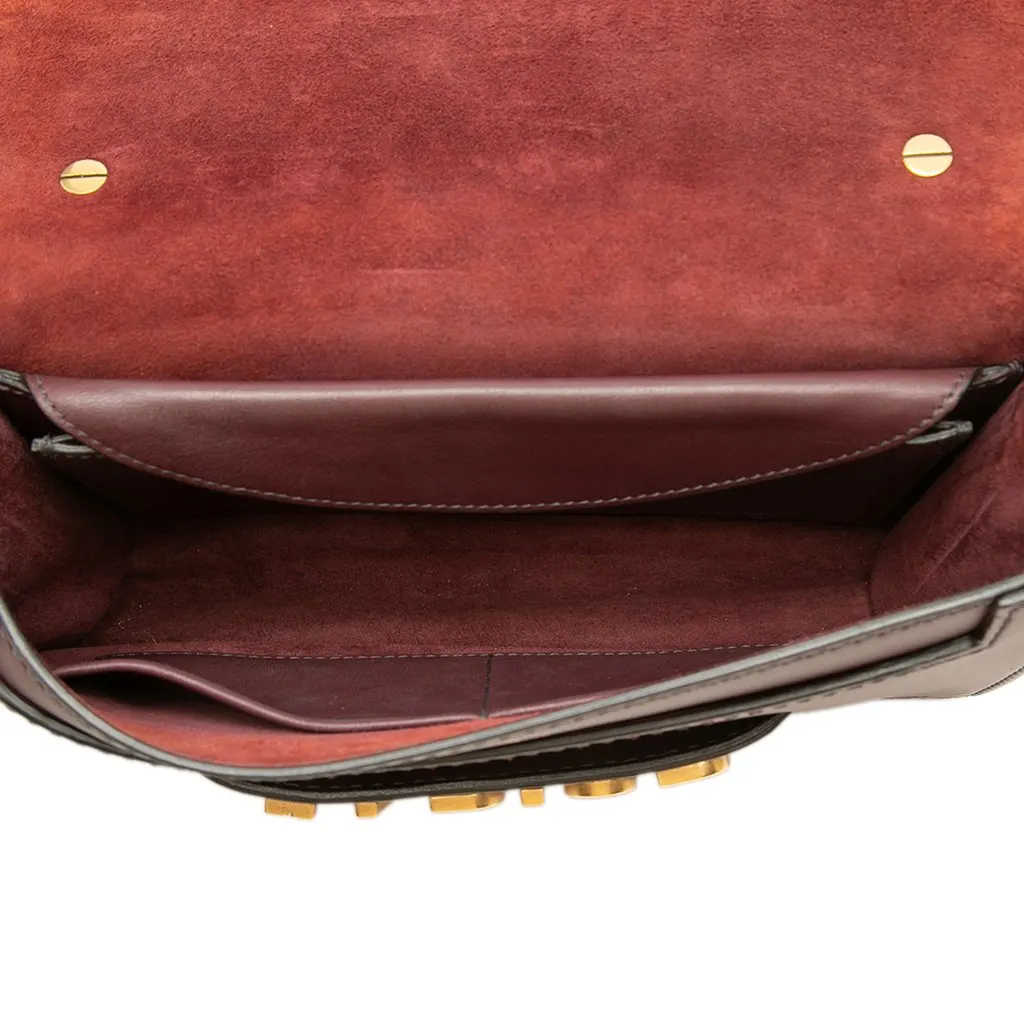 Dior Medium Calfskin J'Adior Leather Chain Flap Red Leather Very good - Model View