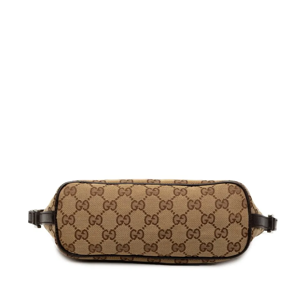 Gucci GG Canvas Web Boat Beige Very good - Inside View