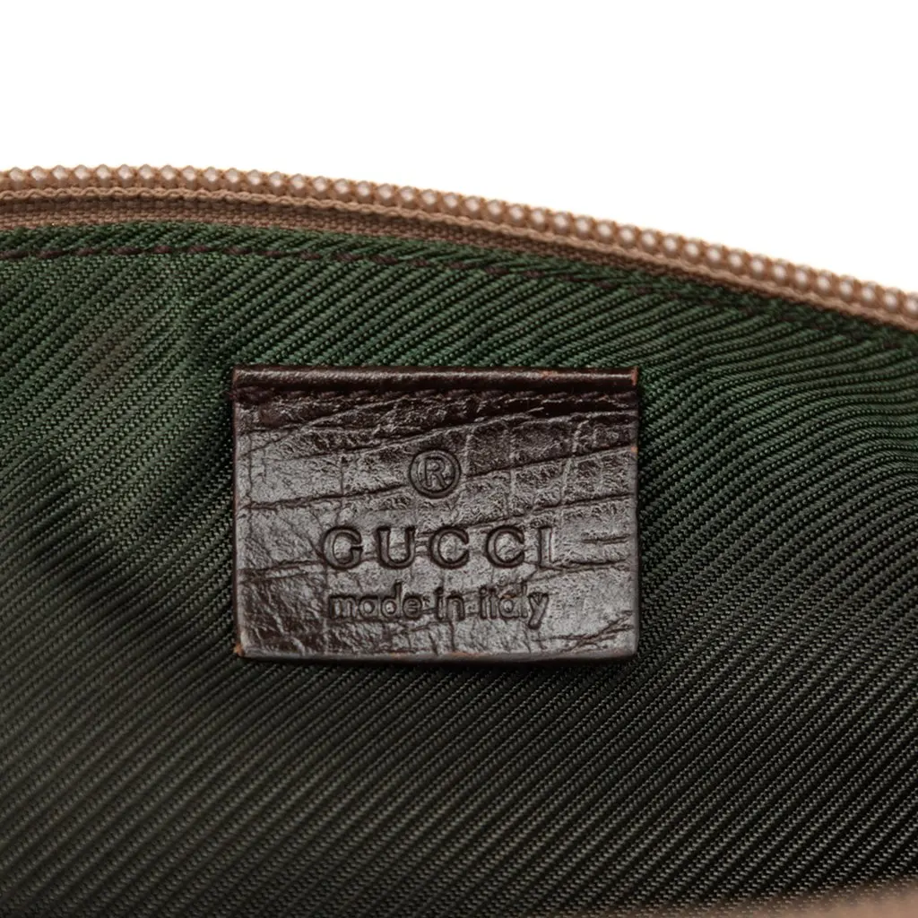 Gucci GG Canvas Web Boat Beige Very good - Box View