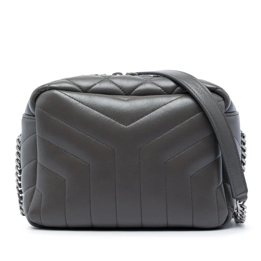 Saint Laurent Small Matelasse Calfskin LouLou Bowling Bag MultiColor Leather Very good - Front View