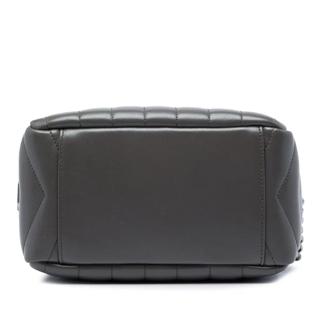Saint Laurent Small Matelasse Calfskin LouLou Bowling Bag MultiColor Leather Very good - Inside View