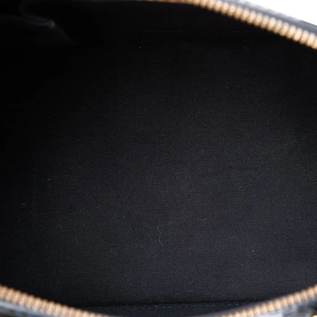 Louis Vuitton Monogram Vernis Alma PM Green Leather Very good - Model View