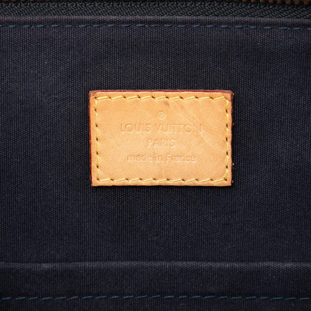 Louis Vuitton Monogram Vernis Alma PM Green Leather Very good - Box View