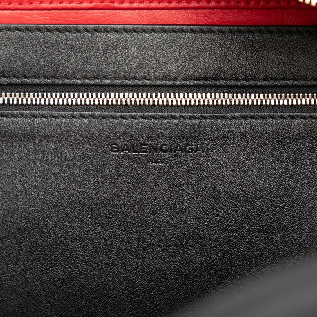 Balenciaga Medium Leather Triangle Duffle Bag Black Leather Very good - Box View