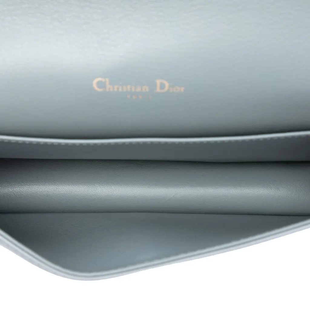 Dior Patent Cannage Lady Dior Pouch with Chain MultiColor Leather Very good - Model View