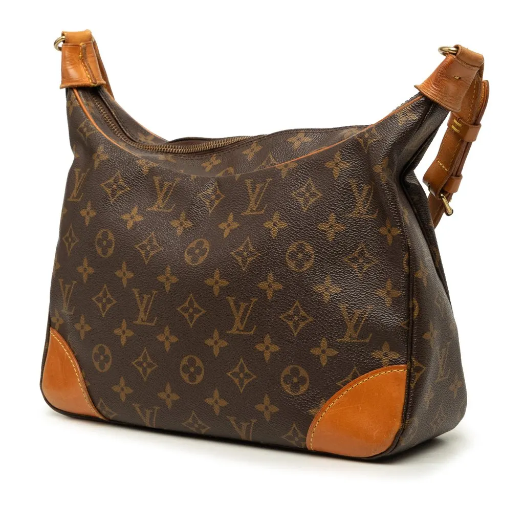 Louis Vuitton Monogram Boulogne 30 Brown Canvas Good - Back View
