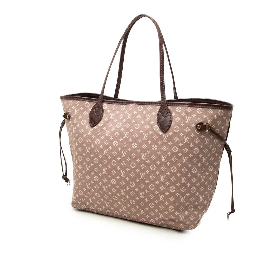 Louis Vuitton Monogram Idylle Neverfull MM Pink Canvas Good - Back View