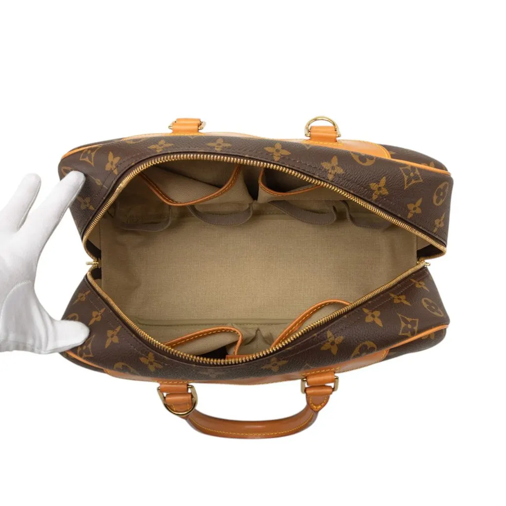 Louis Vuitton Monogram Deauville Brown Very good - Model View
