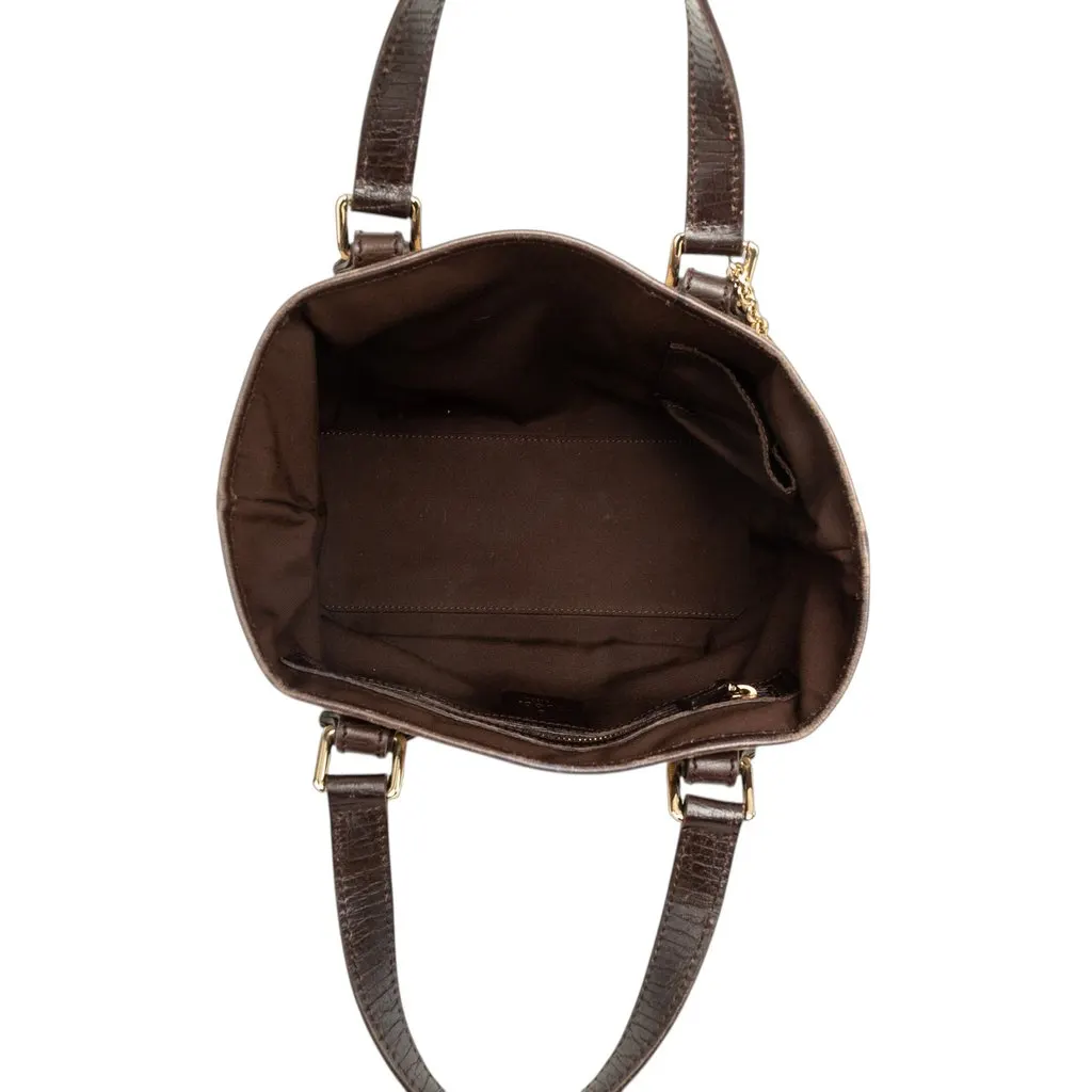 Gucci GG Canvas Jolicoeur Handbag Beige Canvas Very good - Model View