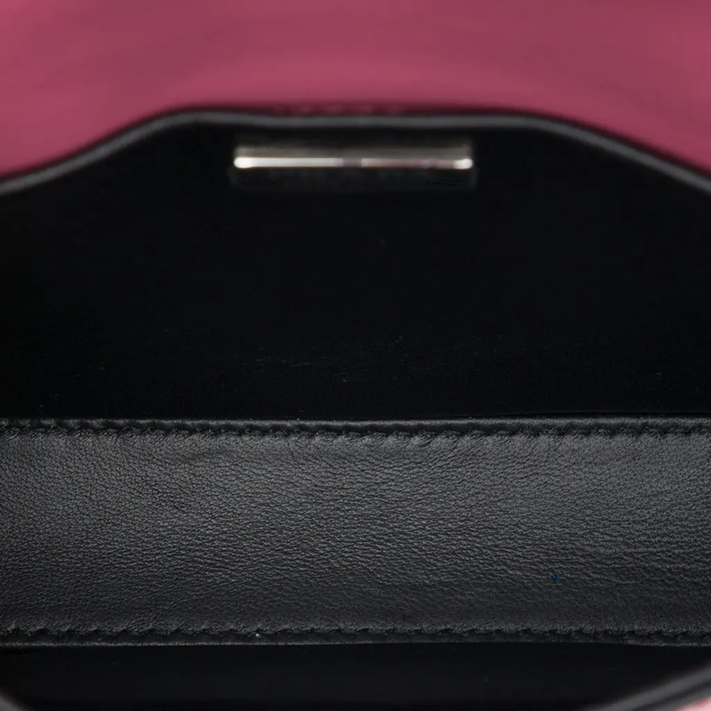 Prada Spazzolato Leather Sybille Flap Crossbody Pink Leather Very good - Model View
