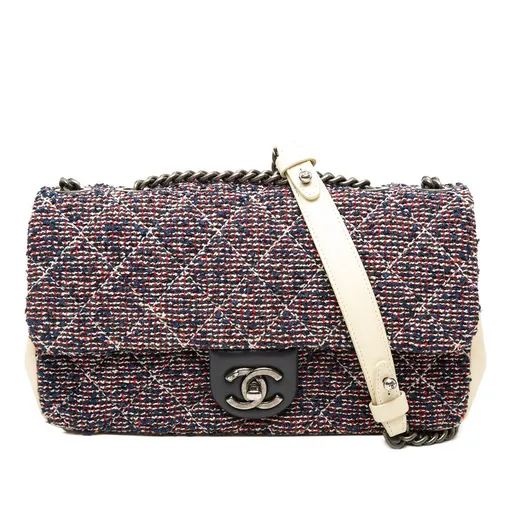 Chanel Medium Tweed Single Flap
