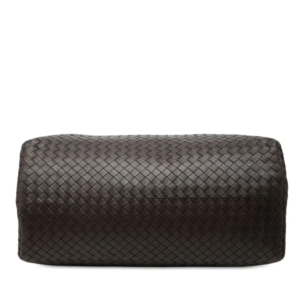 Bottega Veneta Medium Nappa Intrecciato Roma Tote Brown Leather Very good - Inside View