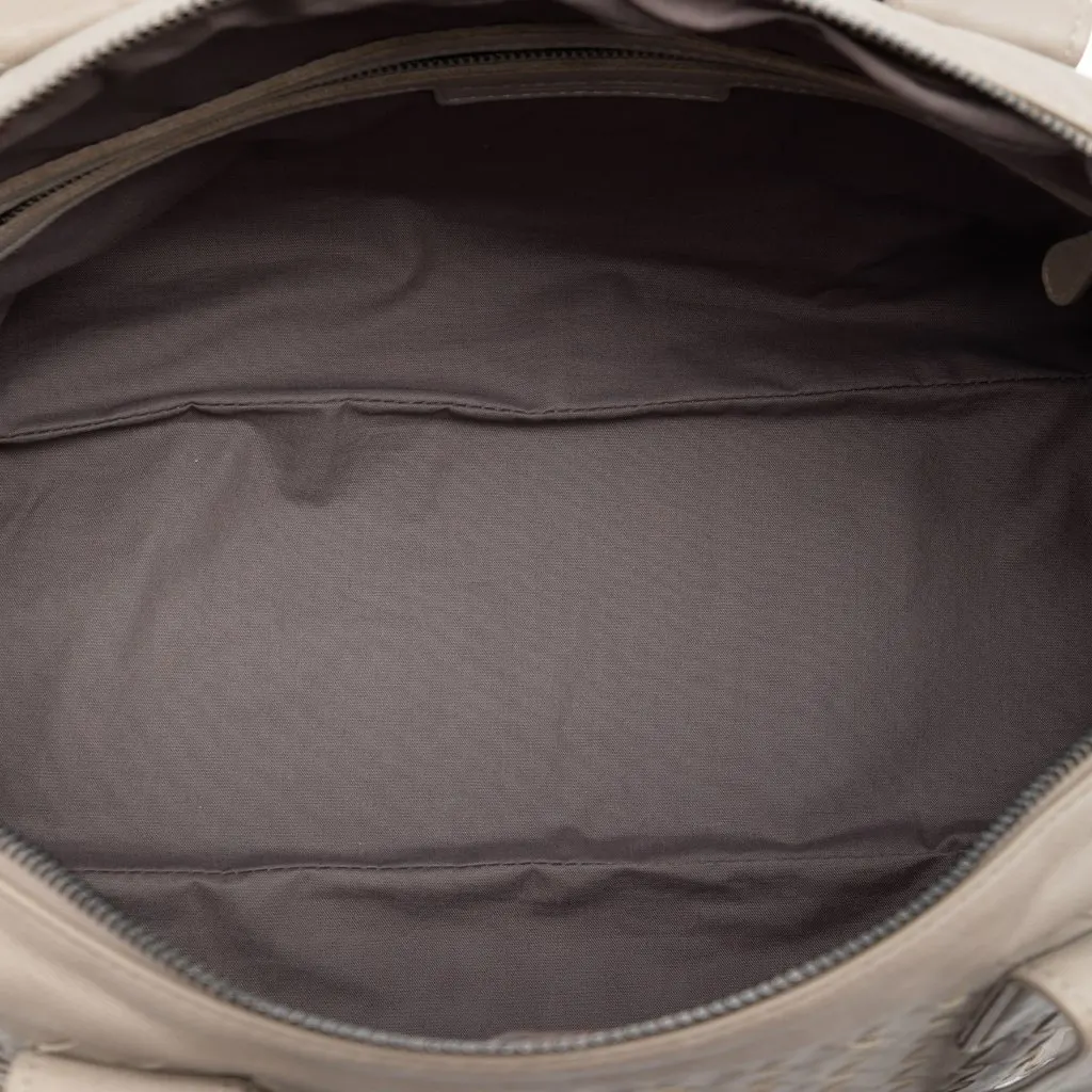 Bottega Veneta Nappa Intrecciato Handbag Brown Leather Good - Model View