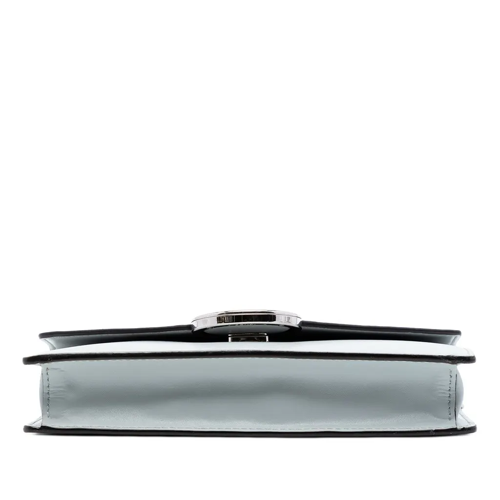 Fendi Leather F Is Fendi Envelope Wallet On Chain Silver Leather Very good - Inside View