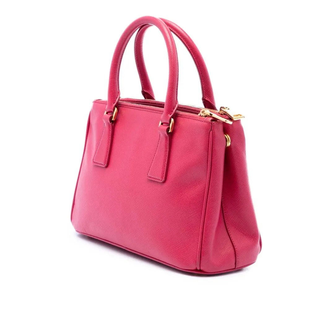 Prada Mini Saffiano Lux Galleria Double | Libas Collective