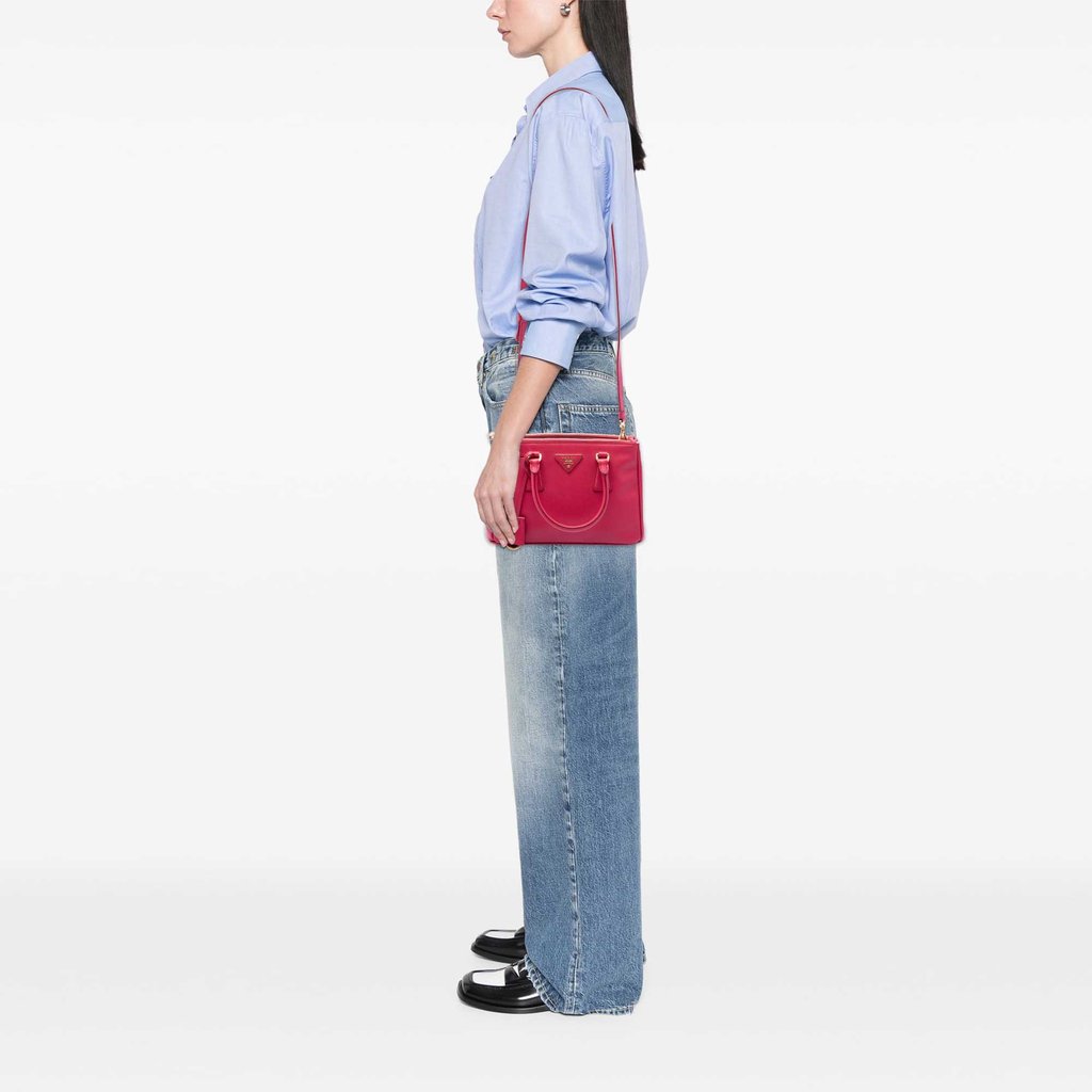 Prada Mini Saffiano Lux Galleria Double | Libas Collective