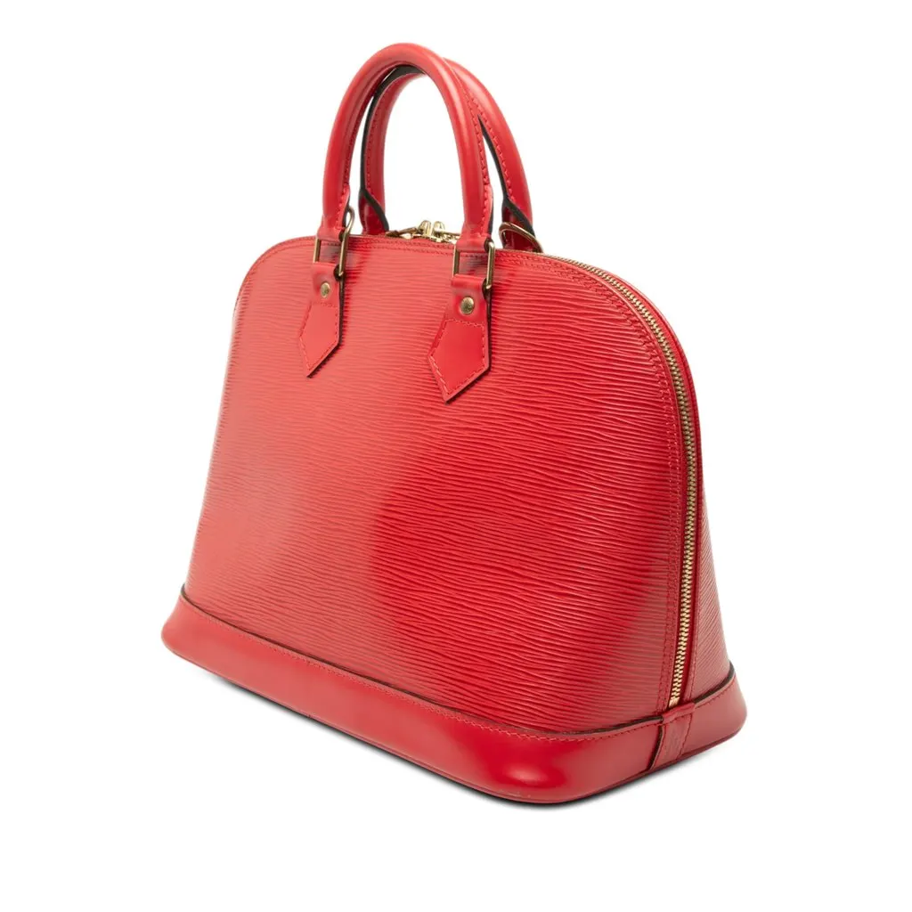 Louis Vuitton Epi Alma PM Red Leather Very good - Back View