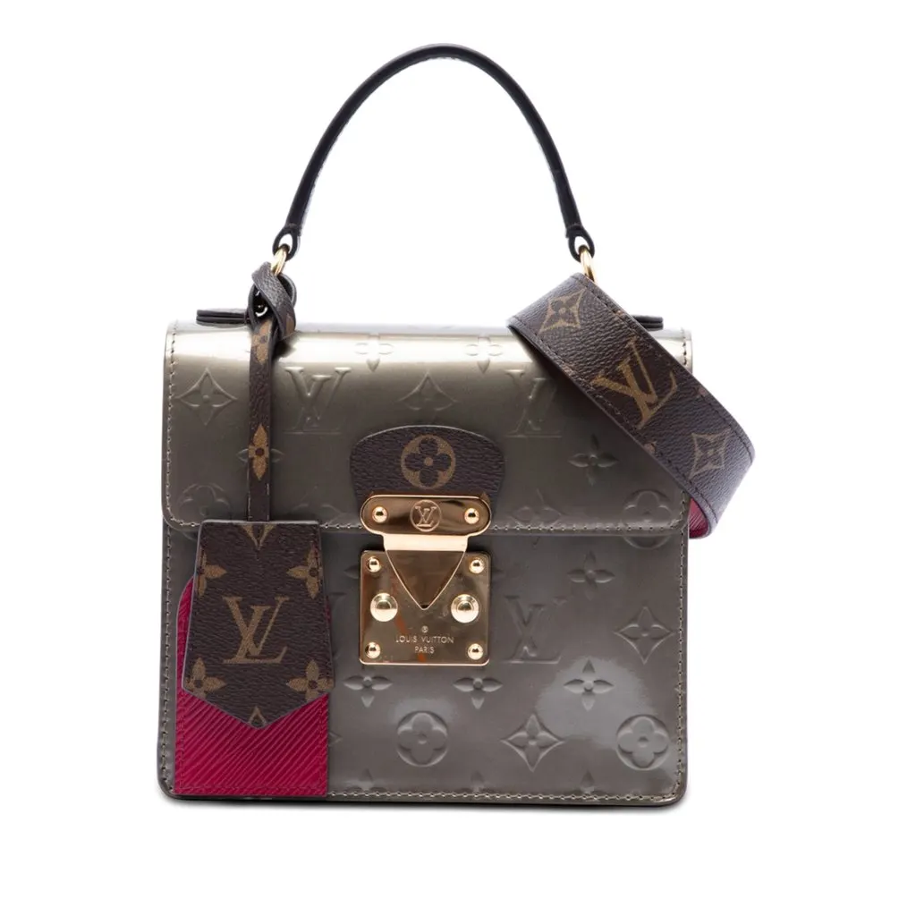 Louis Vuitton Monogram Vernis Spring Street Brown Leather Very good - Front View