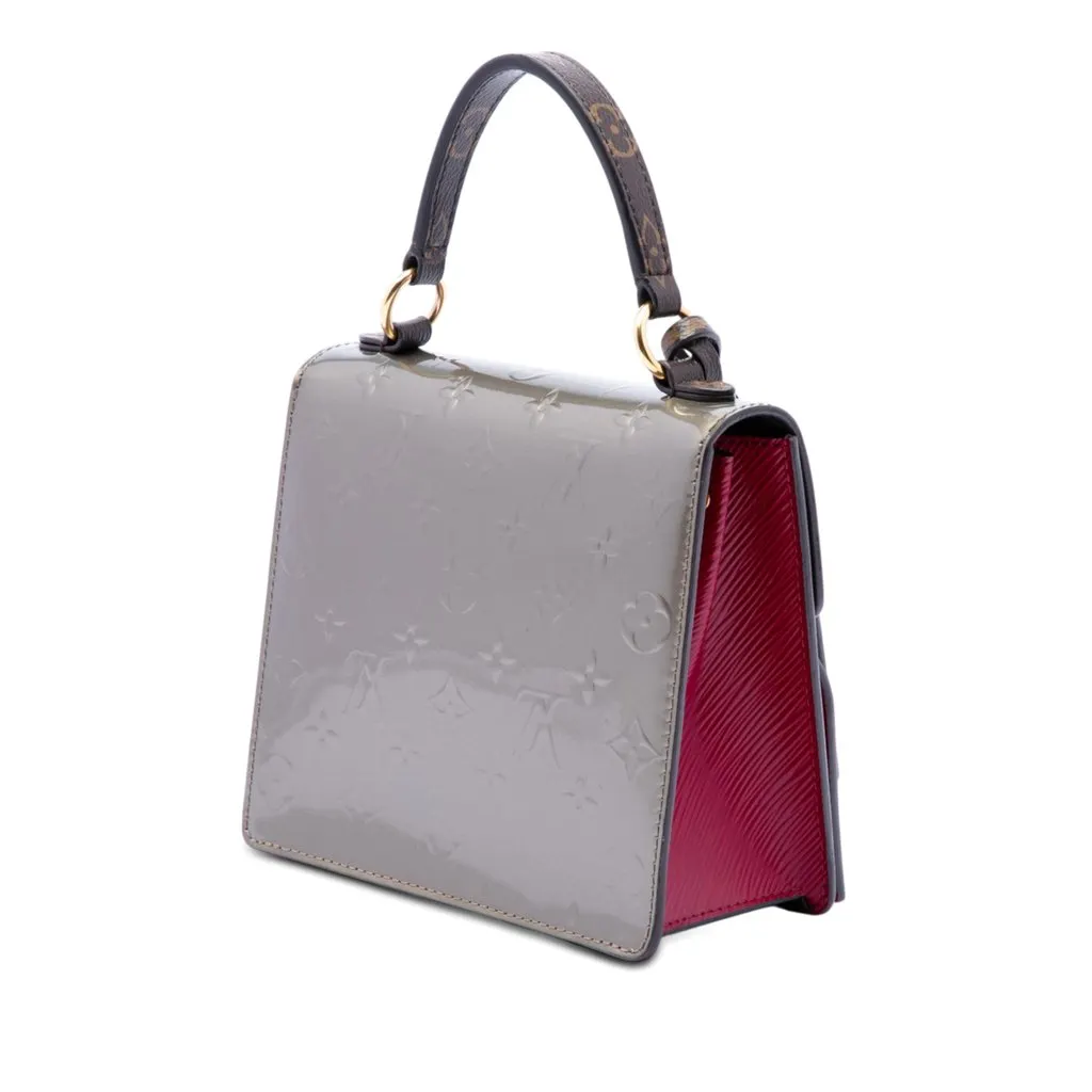 Louis Vuitton Monogram Vernis Spring Street Brown Leather Very good - Back View