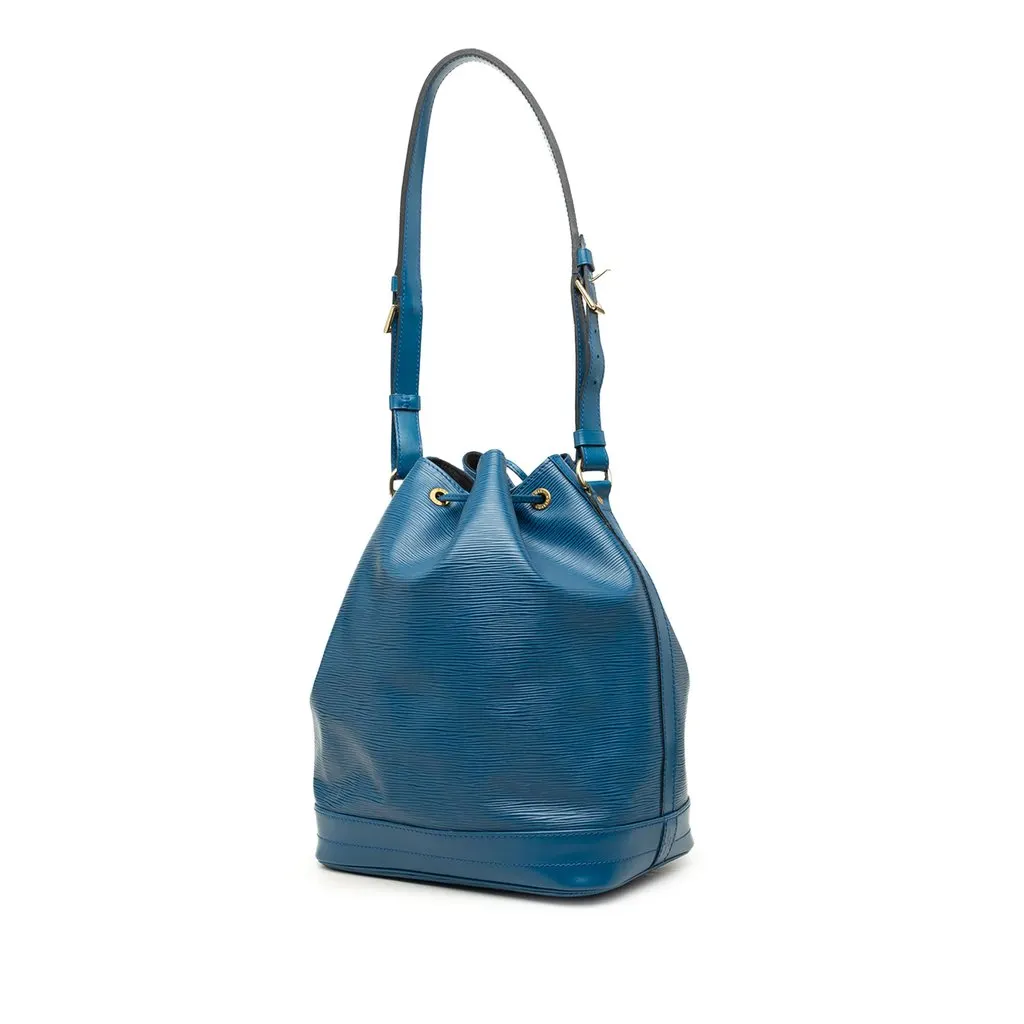 Louis Vuitton Epi Noe GM Blue Leather Good - Back View