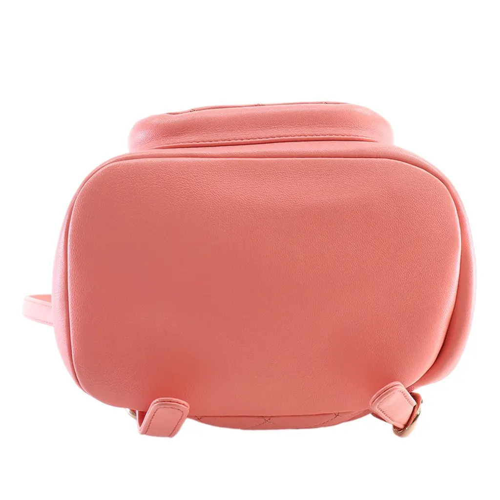 Chanel Small Lambskin Duma Backpack Pink Leather Very good - Box View