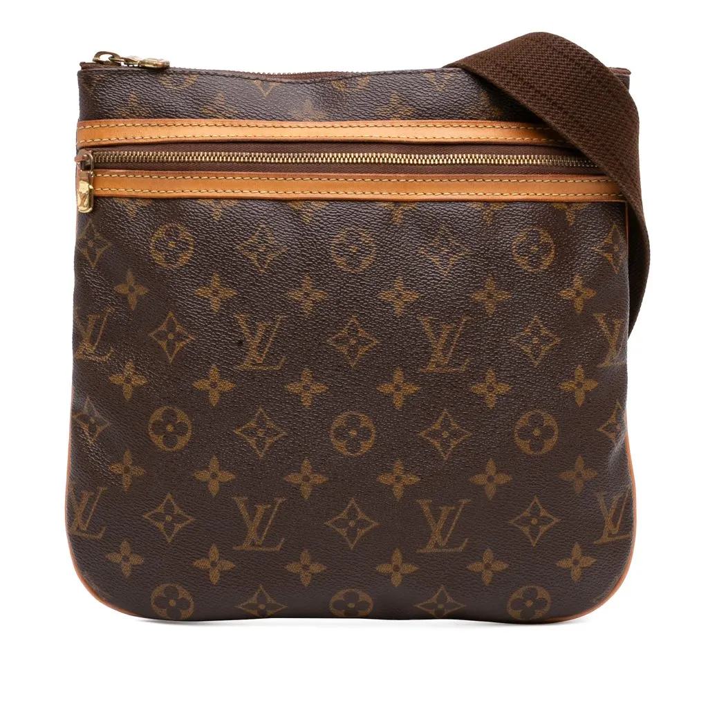 Louis Vuitton Monogram Bosphore Pochette Brown Very good - Front View
