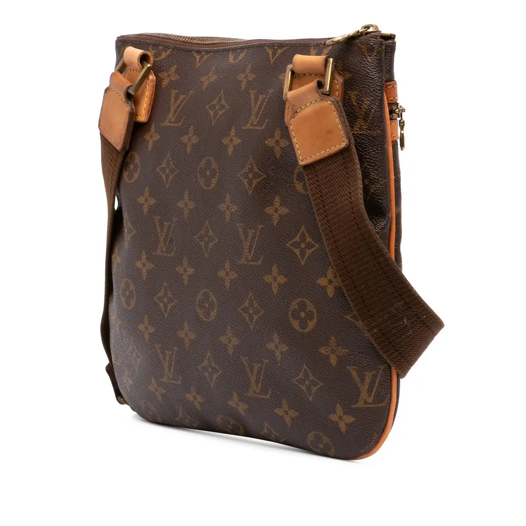 Louis Vuitton Monogram Bosphore Pochette Brown Very good - Back View