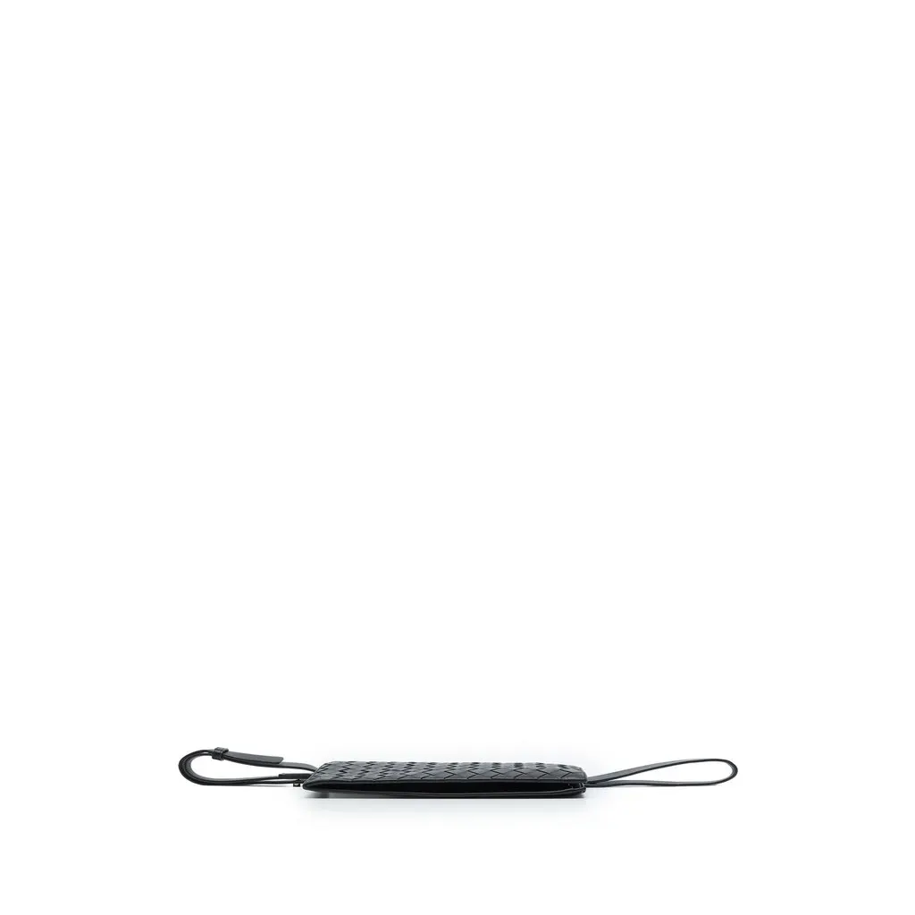 Bottega Veneta Nappa Intrecciato Belt Bag Black Leather Very good - Inside View
