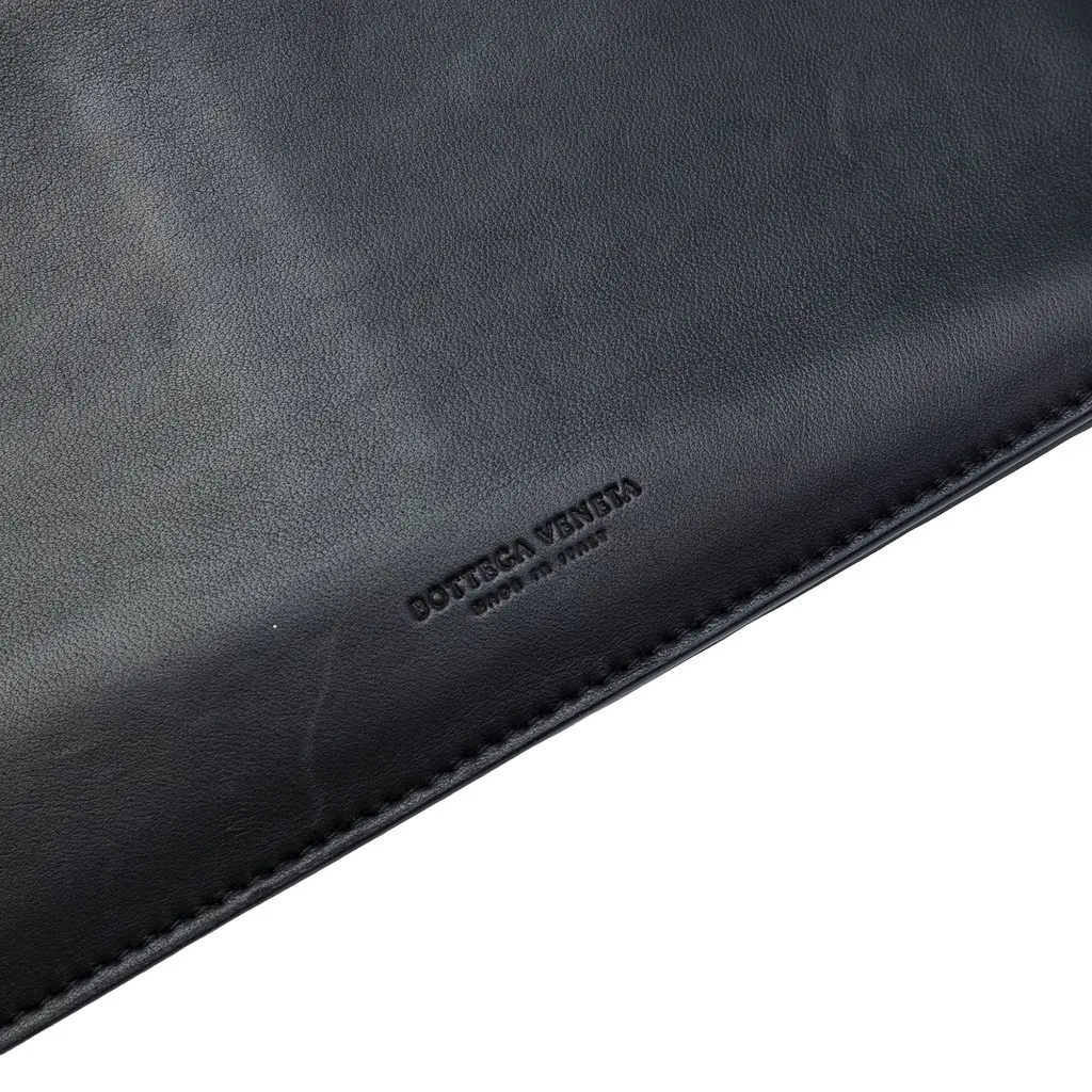 Bottega Veneta Nappa Intrecciato Belt Bag Black Leather Very good - Box View