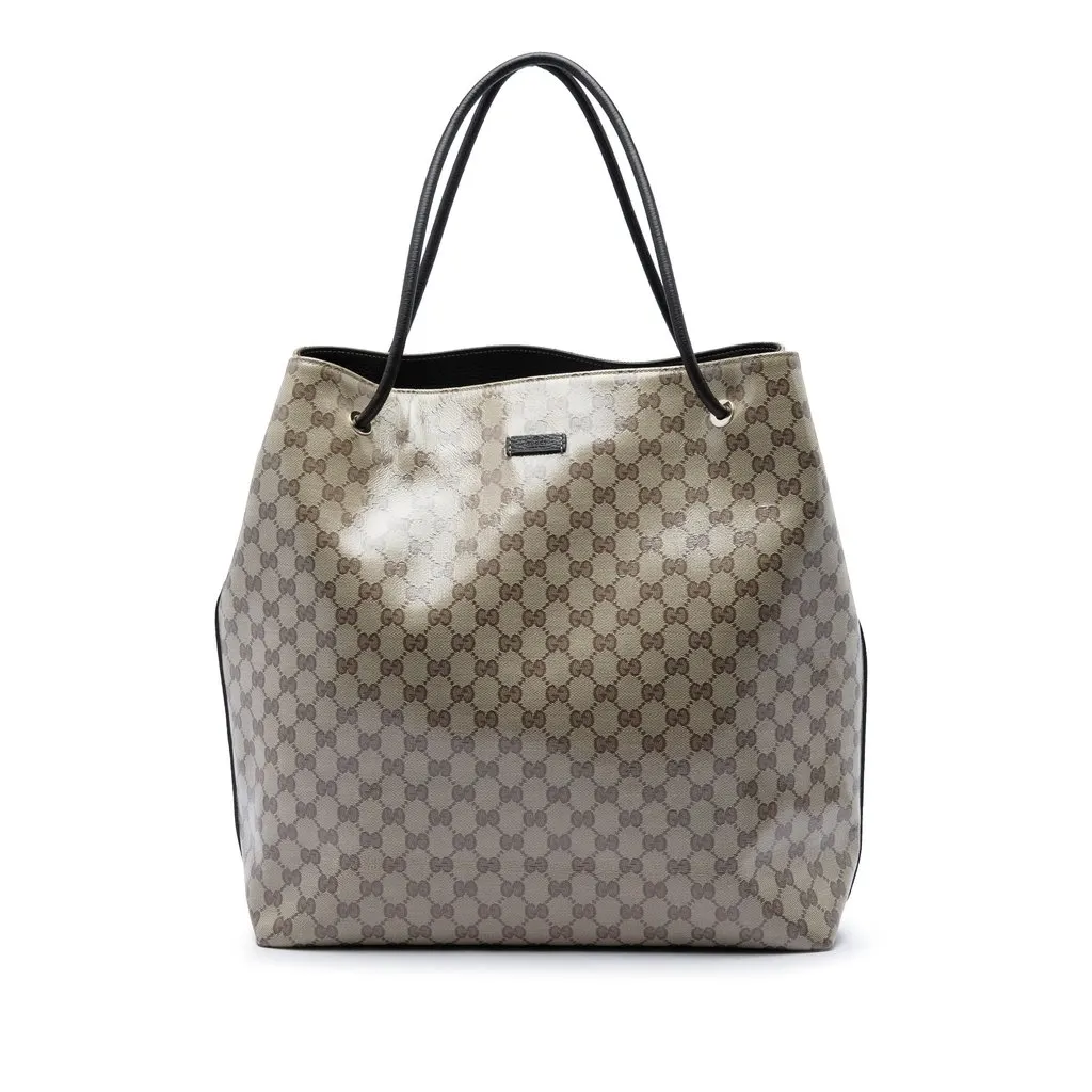 Gucci Large GG Crystal Gifford Tote Beige X-Large | Pre-Owne