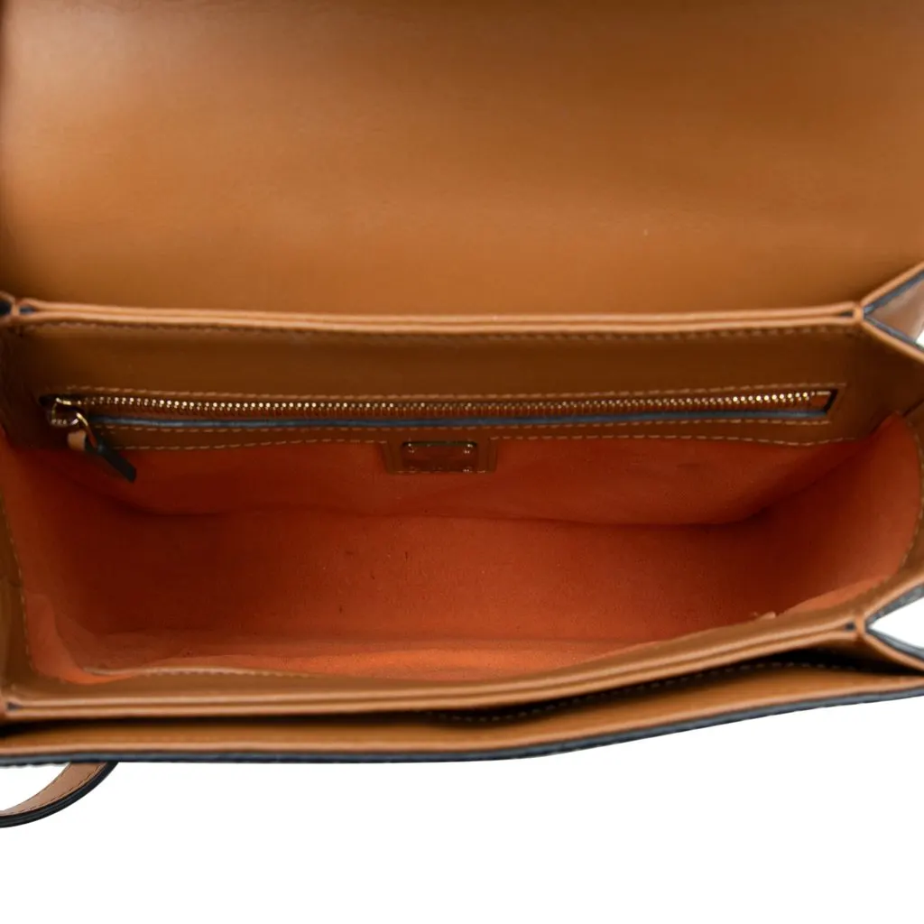 MCM Medium Visetos Coated Canvas Patricia Top Handle Bag Brown Very good - Model View