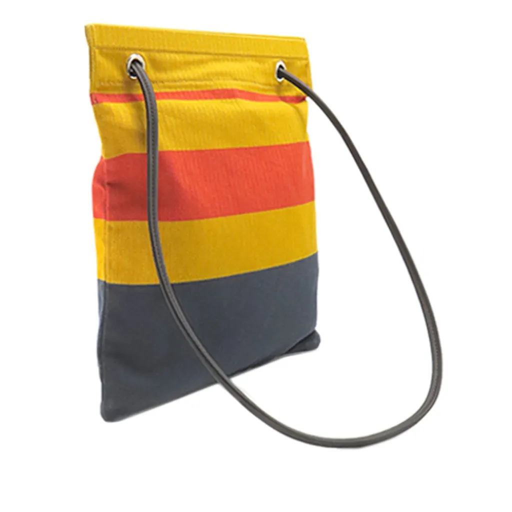 Hermès Canvas Rocabar Aline Bag Yellow Very good - Back View