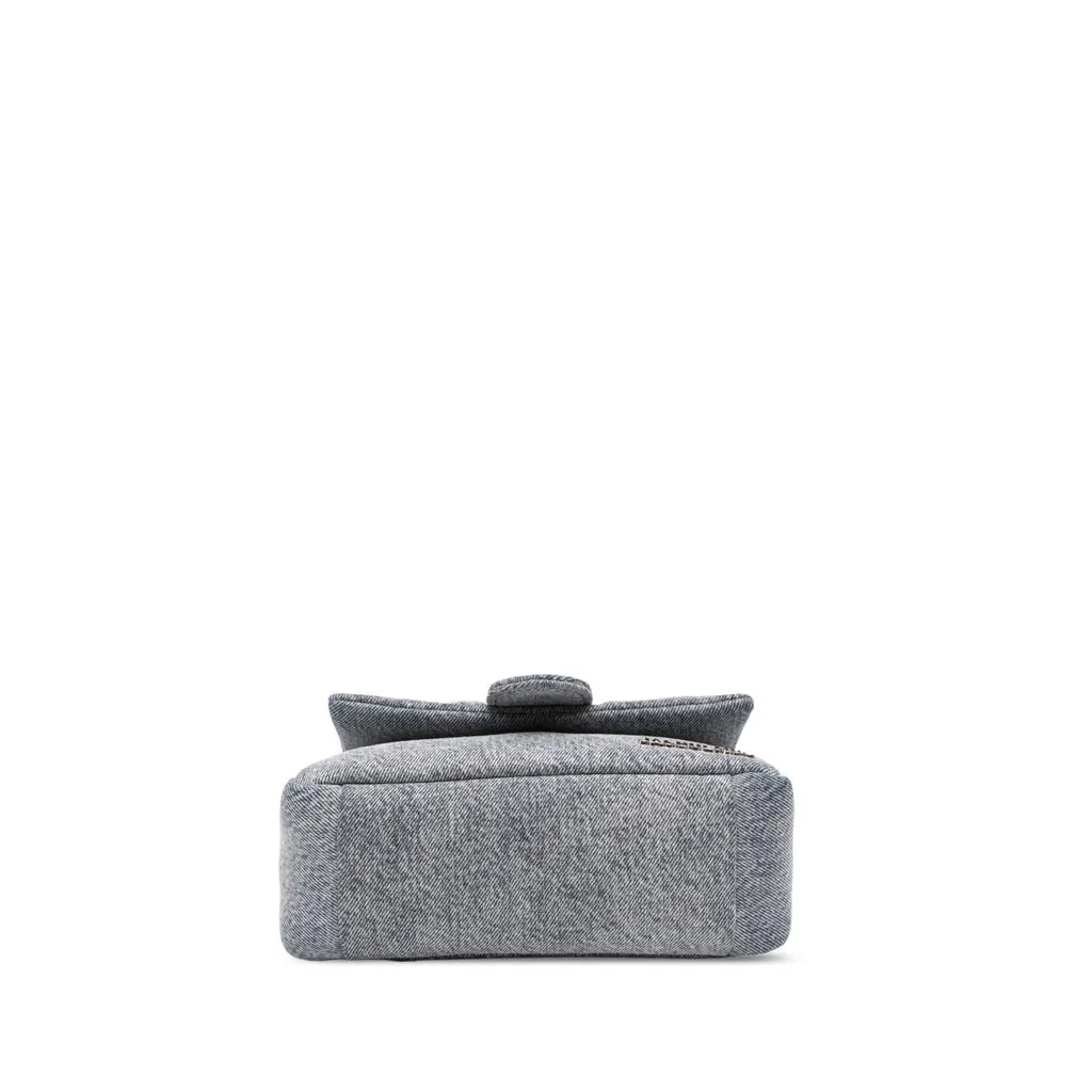 Jacquemus Small Padded Denim Le Bambimou Satchel Blue Denim Very good - Inside View