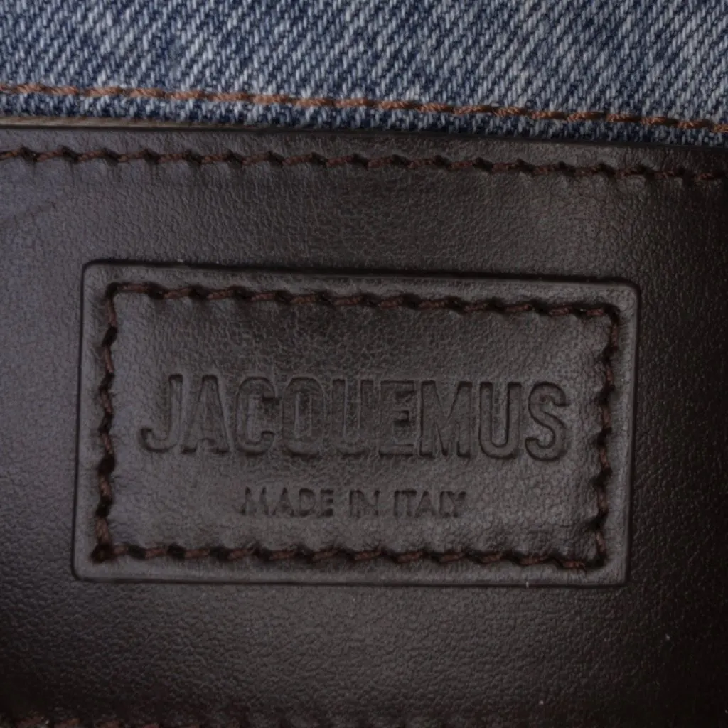 Jacquemus Small Padded Denim Le Bambimou Satchel Blue Denim Very good - Box View