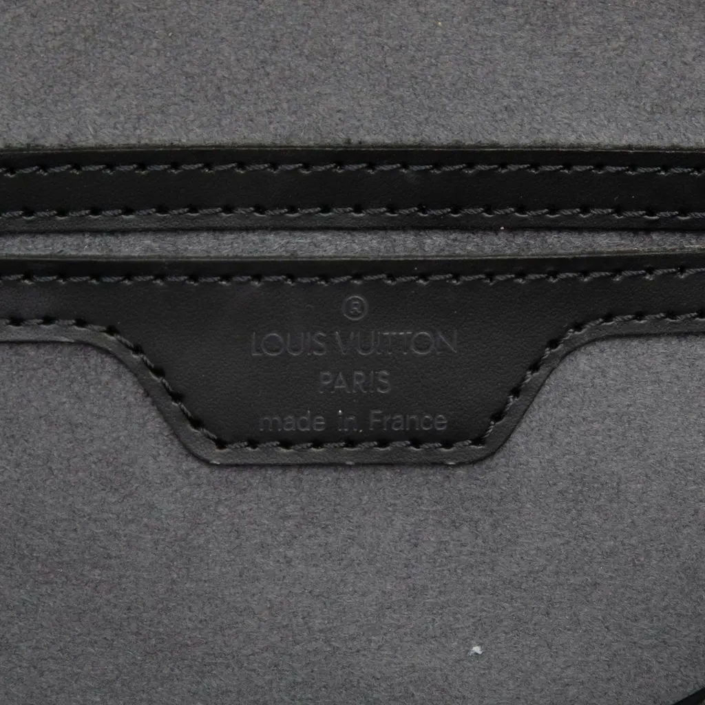 Louis Vuitton Epi Soufflot Black Leather Very good - Box View