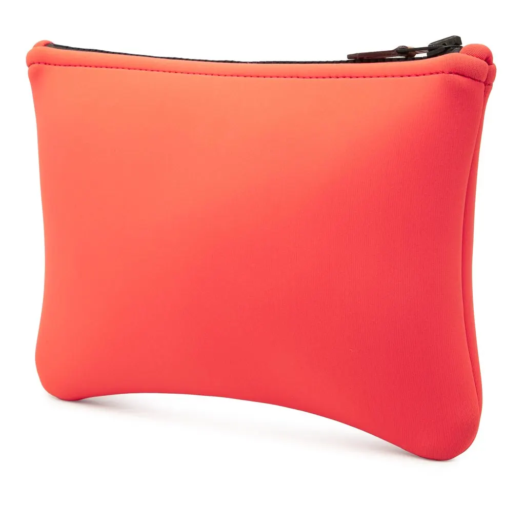 Hermès Small Perforated Nylon Neobain Canoe H Case Pink Polyester Very good - Back View
