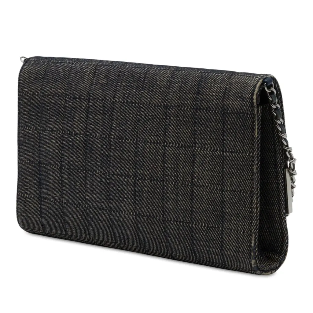 Chanel CC Chocolate Bar Denim Flap MultiColor Very good - Back View