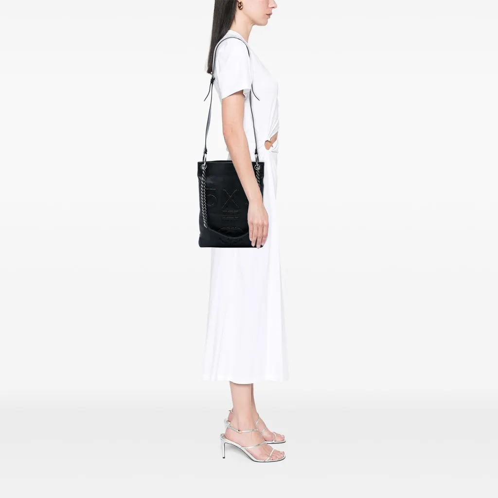 Chanel Oser Sans Poser CC Calfskin Messenger Bag Black Leather Very good - Box View